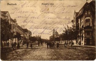 1915 Szolnok, Szapáry utca, zsinagóga, Koppán György üzlete (EM)