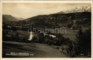 Rietz (Tirol), Gesamtansicht / general view, church. Verlag Mathias Kar