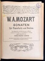 W. A. Mozart Sonaten für Pianoforte und Violine. Leipzig, Breitkopf&Härtel.
