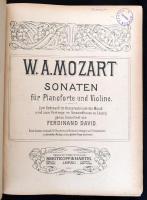 W. A. Mozart Sonaten für Pianoforte und Violine. Leipzig, Breitkopf&Härtel