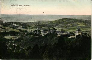 1906 Hradec nad Moravicí, Grätz bei Troppau; general view, castle. Hermann Seibt