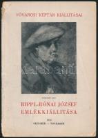 1952 Rippl-Rónai József emlékkiállítása katalógus. Kissé sérült papírkötésben