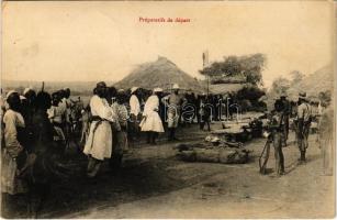 1905 Préparatifs de départ / before departure, African folklore