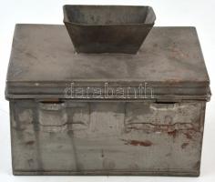 Régi templomi persely, 13×21×18,5 cm