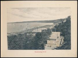 cca 1900 A Balaton 20 képet tartalmazó füzet a különböző településekről. 18x12,5 cm