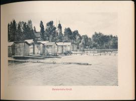 cca 1900 A Balaton 20 képet tartalmazó füzet a különböző településekről. 18x12,5 cm