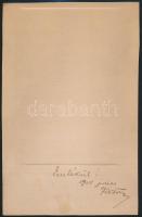 cca 1910 Katonát ábrázoló fotó 12x21 cm kartonon