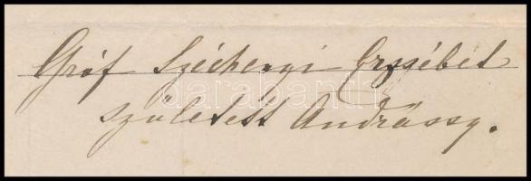 1864 Kötelezvény Asszonyságok díjára évenkénti 3 ft befizetésére. gr. Széchenyi Erzsébet, szül: Andr...