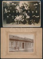 cca 1870-1900 18 darabos, vegyes fotó tétel, benne városkép és portré