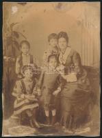 cca 1870-1900 18 darabos, vegyes fotó tétel, benne városkép és portré