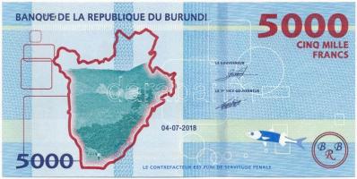 Burundi 2018. 5000Fr T:I 
Burundi 2018. 5000 Francs C:Unc Krause P#53