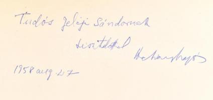 Hatvany Lajos: Így élt Petőfi. I-II. kötet. Bp., 1955, Akadémia. Első kiadás. Az I. kötetben a szerz...