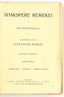 Shakespeare remekei. Szerk.: Radó Antal. I-IV. kötet. Bp, é.n., Lampel R. Kk. (Wodianer F. és Fiai) ...