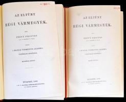 Pesty Frigyes: Az eltünt régi vármegyék I-II. Bp., 1988, Állami Könyvterjesztő Vállalat-Könyvértékes...