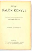 Remekírók képes könyvtára 3 db: Heine - Dalok könyve, Goethe - Faust, Iphigenia, Giacomo Leopardi ös...