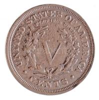 Amerikai Egyesült Államok 1909. 5c Cu-Ni "Liberty Nickel" T:2-,3 lapkahiba
USA 1909. 5 Ce...