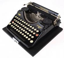 cca 1930-40 Continental 340 hordozható írógép magyar billentyűkkel, eredeti tokjában. Írógép nagyon ...