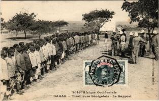 Dakar, Tirailleurs Sénégalais, Le Rapport / colonial artillery