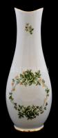 Hollóházi Erika mintás porcelán váza, matricás, jelzett, hibátlan, m: 31 cm
