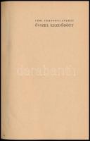 Turi-Turgonyi András: Ősszel kezdődött. Bp., 1944. Takács Lajos könyvkiadó. Kiadói félvászon kötésbe...