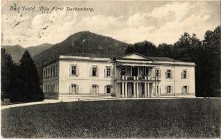 1912 Bad Ischl, Villa Fürst Starhemberg / castle, villa (crease)