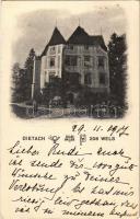 1907 Wels, Schloss Dietach / castle