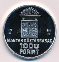 1994. 1000Ft Ag "Nyári olimpia - Atlanta" kapszulában, tanúsítvánnyal T:PP Adamo EM137