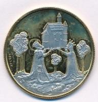 1994. "Patrona Hungariae 1994" aranyozott Ag emlékérem (15,55g/0.925/39mm) T:1- (eredetile...