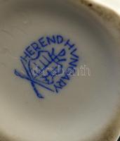 Herendi porcelán Nanking Bouquet porcelán kis váza, kézzel festett, jelzett, szájánál apró lepattaná...