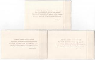 2000. 2000Ft "Millenium" (6x) sorszámkövetők, eredeti, bontatlan díszcsomagolásban T:I 
A...