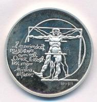 Kiss Nagy András (1930-1997) 1997. "Orvos sor / Korányi Sándor" jelzett Ag emlékérem (16,1...