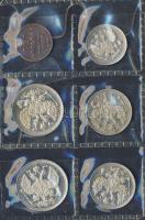 Oroszország 1899. 1/2k + 1914. 15k Ag, 20k Ag + 1915. 10k Ag, 15k Ag, 20k Ag T:2,3 Összesen 6klf db!