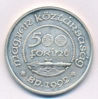 1992. 500Ft Ag "Szent László" díszdobozban, tanúsítvánnyal T:BU kis patina
Adamo EM125