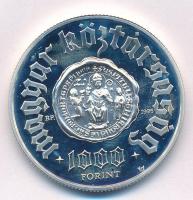 1996. 1000Ft Ag "Pannonhalma" díszdobozban, tanúsítvánnyal T:1 (eredetileg PP) fo.
Adamo ...