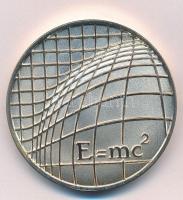 Csóka Zsuzsa (1962-) 1995. "Albert Einstein" jelzett Ag emlékérem (46,36g/0.640/42,5mm) T:...