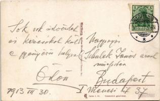 Wartburg, Luther Stube. Serie I. 18. s: Berthold Pierson (Hátoldalon Schulek János építésznek címzet...