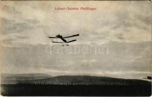 Lohner-Daimler Pfeilflieger / Arrow-flyer, German swept wing, single engine, two seat biplane (EK)