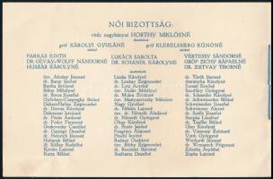 1932 Budai Szent Imre Collegium jótékonycélú kerti ünnepélyének meghívója, borítékkal,  makói lakos ...