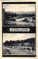 1932 Szolyva, Svalava, Svaljava, Szvaljava, Svaliava; út, híd, sorompó. Andor Morvay kiadása / road, barrier, bridge (EK)