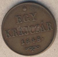 1848. 1kr T:2/3+