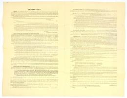 1935 Asboth Helicopter limited részvénytársaság részvény kibocsájtás előtti ismertetője Prospectus. ...