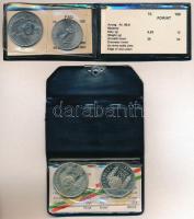 1981. 10Ft Ni + 100Ft Ni "FAO" eredeti, sérült tokban, tanúsítvánnyal + 1981. 100Ft Cu-Ni-...