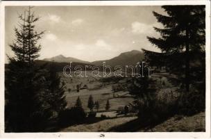 Kőrösmező, Yasinia, Yasinya, Jassinja, Jasina (Máramaros); Pietros a Hoverla / Pietrosz és Hoverla hegycsúcsok. S. Galac kiadása / mountains