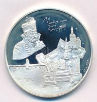 Csóka Zsuzsanna (1962-) DN "Szigetvár / Zrínyi Miklós" jelzett Ag emlékérem (31,46g/0.925/...