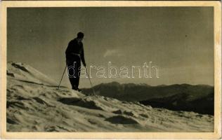 1944 Rahó, Rachov, Rahiv, Rakhiv; Pop Iván, síelő, téli sport / mountain, ski, winter sport (EK)