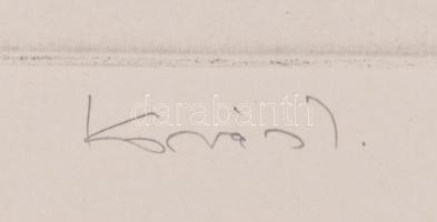 Kovács I. jelzéssel: IV. Béla magyar király, rézkarc, papír, jelzett, 39×29 cm