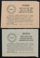 1942-1950 Engedély rádió-vevőberendezés létesítésére és üzemben tartására + 2 db Rádiónyilvántartó H...