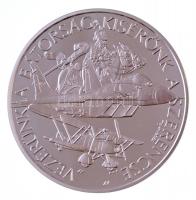 1998. "Magyar Légierő" Ag emlékérem dísztokban, tanúsítvánnyal (31,05g/0.999/42,5mm) T:PP kis fo.