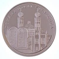 Bognár György (1944-) DN "Budapest nevezetességei - Dohány utcai zsinagóga" Ag emlékérem d...