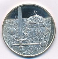 Fülöp Zoltán (1951-) 1978. "Budapest - Parlament / Királyi szent ereklyék" Ag emlékérem dí...